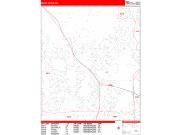 Maple Grove Wall Map Zip Code Red Line Style 2023